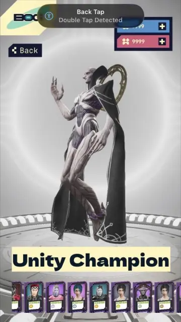 BOG character screen